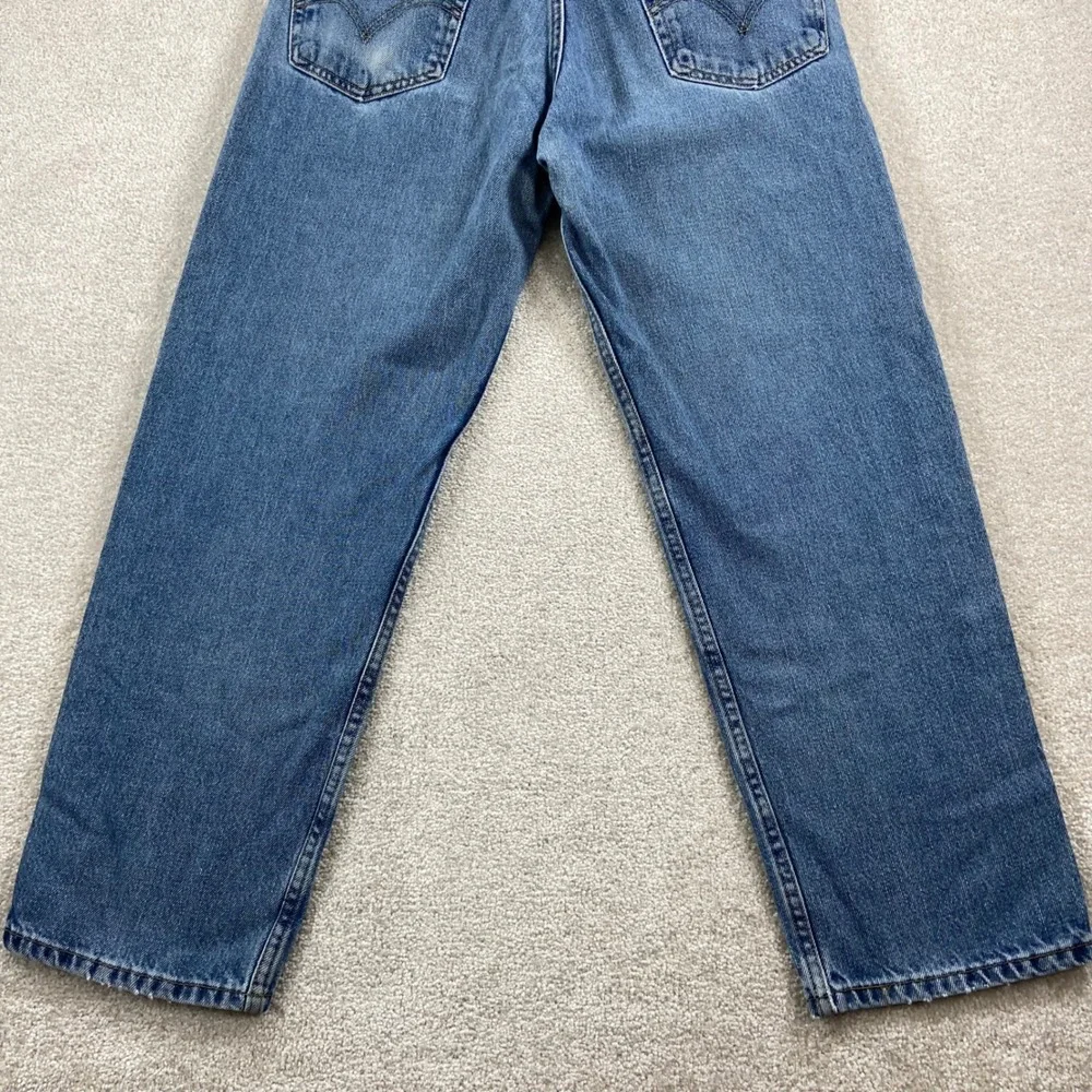 Vtg Y2K Levi's 550 Relaxed Fit Tapered Leg Jeans Mens 33x30 Blue Denim